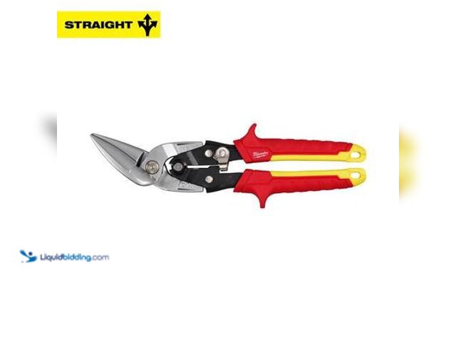 Lot 49-3565624 - Milwaukee 10 in. Straight-Cut Offset Aviation Snips. Model # 48-22-4562. Unused