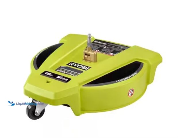 Lot 49-2004475 - RYOBI 15 in. 3400 PSI Gas Pressure Washer Surface Cleaner with Caster Wheels, Model # RY31SC15, Unus...