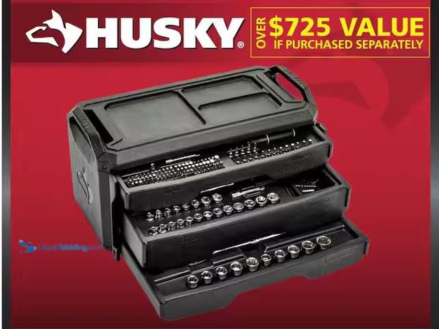 Lot 49-1568905 - Husky Mechanics Tool Set (280-Piece) Model # H280MTS, Slightly Used  Ref#SR0114