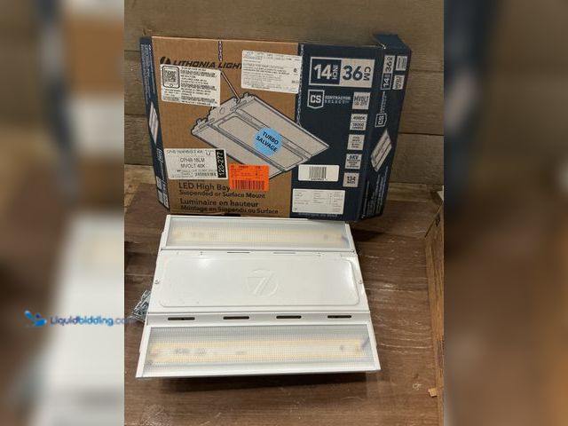 Lot 49-3528520 - Lithonia Lighting Compact Pro LED High Bay Light, Ceiling Lighting Fixture, 18,000 Lumens, 4000K Coo...