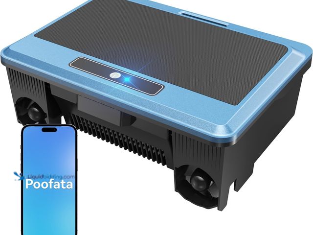 Lot 49-5553088 - F1T Solar Powered Robotic Pool Skimmer Surface Cleaner with APP Support Dual Charging Options Smart ...