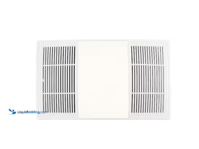 Lot 49-1622794 - Broan-NuTone 70/80 CFM Heater Exhaust Cover Upgrade with Dimmable LED and Color Adjustable CCT Light...