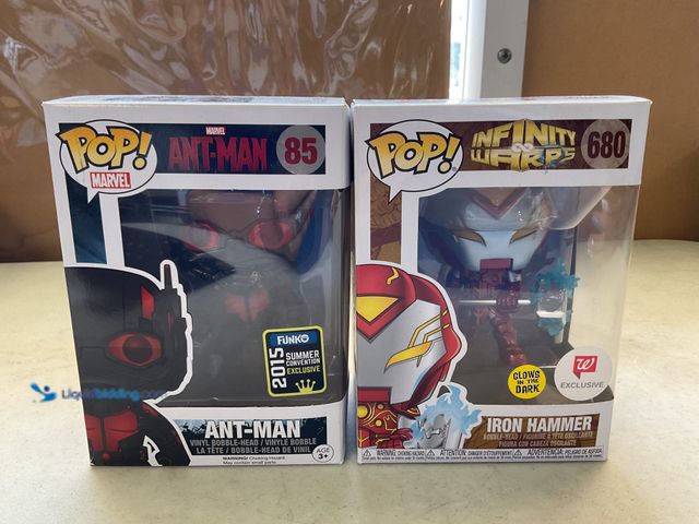 Lot 49-1971413 - Other LOT OF 2 FUNKO POP FIGURES IN ORIGINAL BOXES INCLUDING ANT-MAN #85 AND IRON HAMMER #680