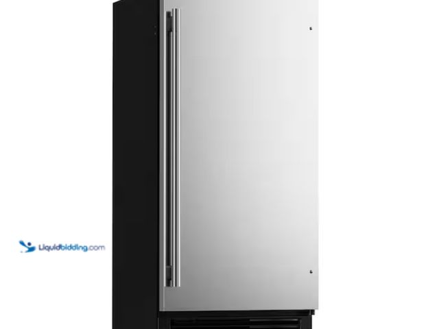 Lot 49-1594189 - COTLIN 15 in. Undercounter/Freestanding Ice Maker in Stainless Steel, 25 lbs./Day Crescent Ice, 22 l...