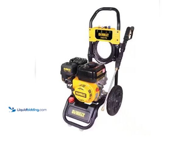 Lot 49-1573985 - DEWALT 3400 PSI 2.5 GPM Gas Pressure Washer with Maintenance-Free Pump, Heavy-Duty Commercial Cold W...