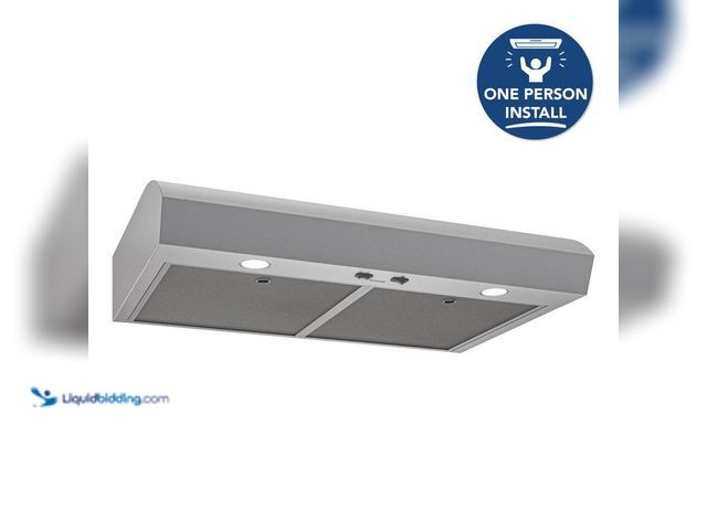 Lot 49-5552458 - Broan-NuTone
MTR Series 30 in. 350 Max Blower CFM, Convertible Under Cabinet Range Hood, Stainless ...