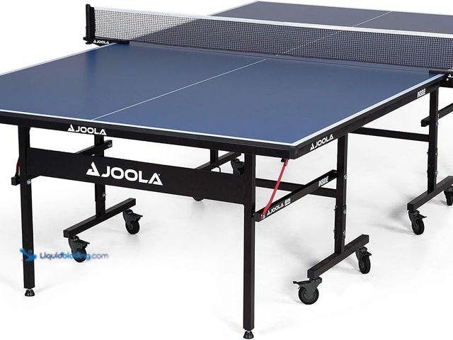 Lot 49-3531837 - JOOLA Inside Professional MDF Indoor Ping Pong Table with Quick Clamp Table Tennis Net and Post Set ...