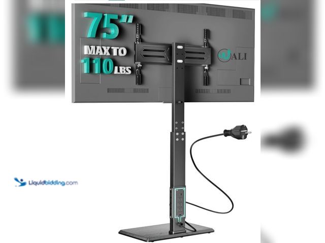 LiquidBidding - Lot 49-1549808 - WALI Floor TV Stand with Power Outlet ...