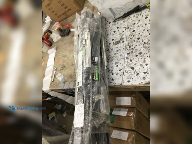 Lot 49-3536678 - Assorted Alluminum Railing for Fences, Item is unused, dusty from storage