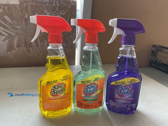 Lot 49-5515561 - Other LOT OF 3 SPIC AND SPAN MULTI PURPOSE SPRAY CLEANER INCLUDING LEMON, CITRUS AND LAVENDER NEW OL...