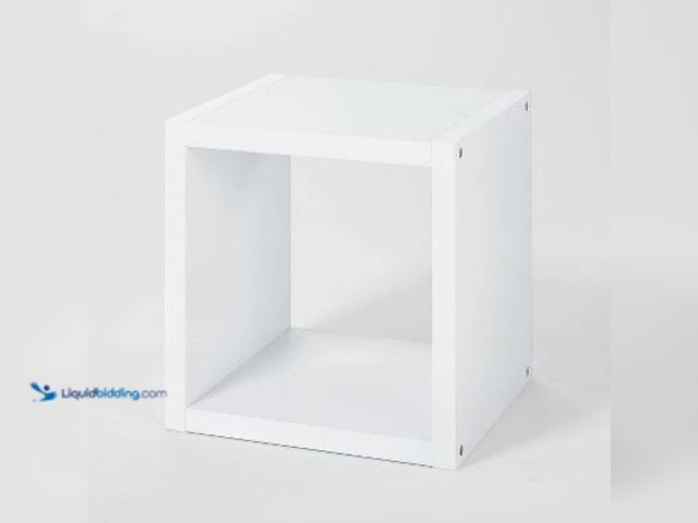 Lot 49-5549710 - 13'' Storage Cube White - Brightroom. Model: 191908755052. Unused