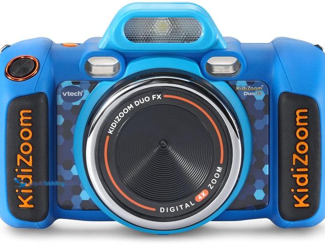 Lot 49-5488001 - VTech KidiZoom Duo Camera FX Kids Digital Dual Cameras, Blue. Model: 3417765199301. Used