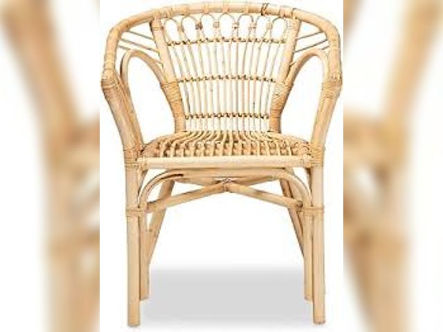 Lot 49-5475497 - bali & pari Kaka Natural Rattan Dining Chair. Model # 209-12790-HD. Unused