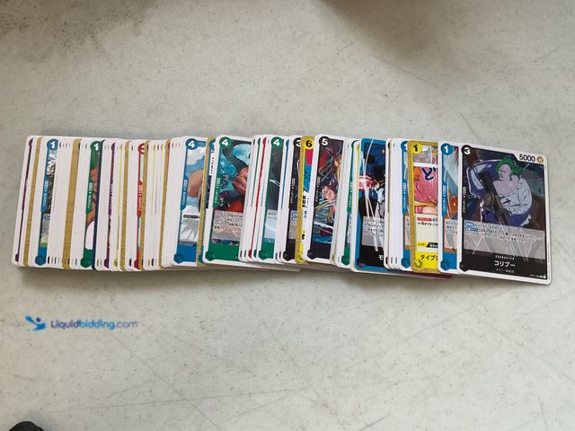 Lot 49-5350236 - AWESOME STACK OF 100+ ONE PIECE COLLECTIBLE TRADING CARDS LOADED WITH GREAT CARDS FOR ANY COLLECTOR