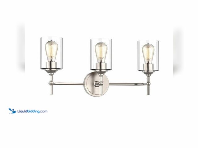 Lot 49-5452791 - Hampton Bay
Ayelen 22 in. 3-Light Brushed Nickel Modern Bathroom Vanity Light SKU # 1006447748 Item...
