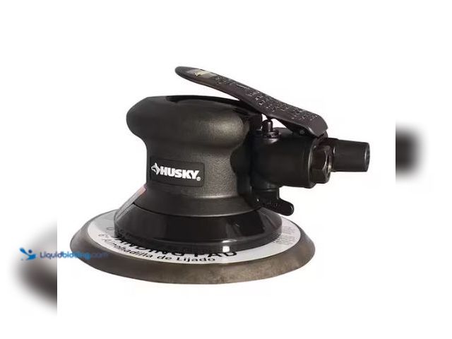 Lot 49-1577194 - Husky 6 in. Low Vibration Palm Sander, Model # H4830, Unused, Has bag.   Ref#SB0120