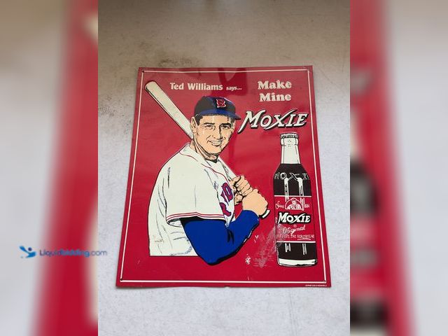 Lot 49-1801403 - METAL SIGN “TED WILLIAMS MOXIE”