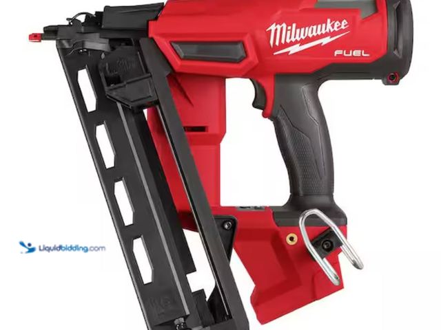 Lot 49-2001484 - Milwaukee M18 FUEL 18-Volt Lithium-Ion Brushless Cordless Gen II 16-Gauge Angled Finish Nailer (Tool...