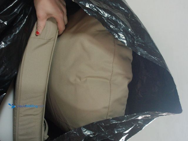 Lot 49-3614927 - 2-Pack Outdoor Patio Chair Cushions, Tan - Slightly used condition.   Ref#BIN0730