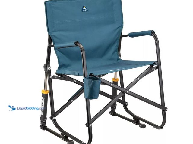 Lot 49-3566924 - GCI Outdoor Freestyle Rocker Portable Rocking Camping Chair - Slate, Unused