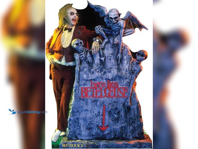 Lot 49-5435747 - Cardboard People Beetlejuice - Here Lies Betelgeuse Life Size Cardboard Cutout Standup - Beetlejuice...