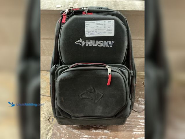 Lot 49-3563884 - Husky Heavy Duty PRO Tool Backpack. Model # H-68007. Used