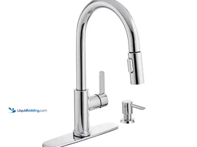Lot 49-1624779 - Glacier Bay Paulina Single-Handle Pull-Down Sprayer Kitchen Faucet with TurboSpray, FastMount and So...