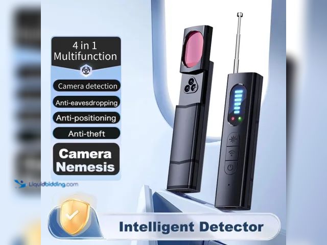 Lot 49-1803899 - Anti-Spy RF Hidden Camera/Bug Detector - NEW - This hidden camera detector uses advanced wireless fr...