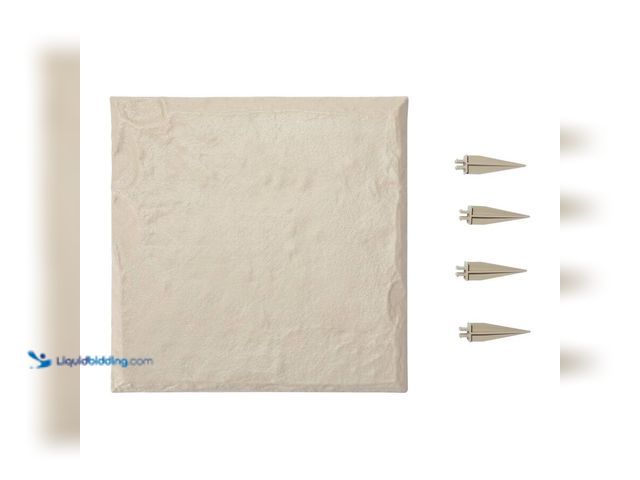 Lot 49-3614026 - VEVOR - Garden Stepping Stones, 8Pcs 15.5 x 15.5 in, Decorative Stepping Stones with Stakes, Weather...