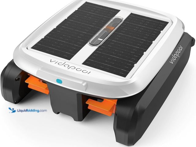 Lot 49-5549755 - Solar Pool Skimmer Robot, Automatic Pool Surface Cleaner, Dual Mode Solar Powered Skimmer with Obsta...