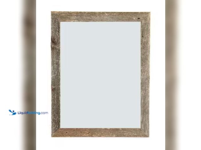 Lot 49-2001046 - Home Roots Josephine 16 in. x 20 in. Natural Weathered Gray Picture Frame, Model # 2000380280, Unuse...