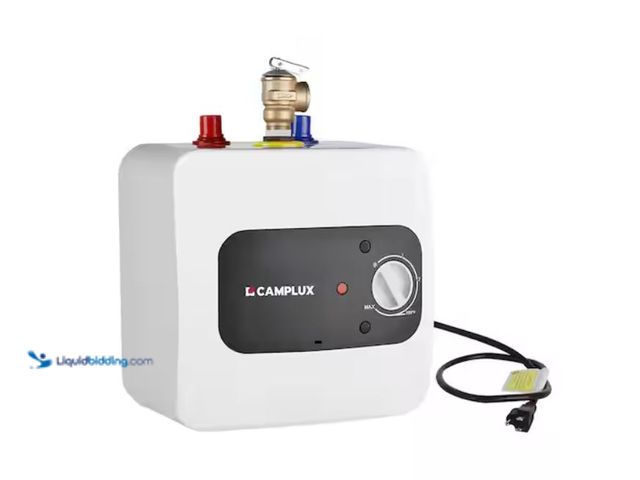 Lot 49-3614851 - CAMPLUX 1.32 Gal. Small Compact Point-Of-Use Element Mini-Tank Electric Water Heater with Warranty, ...