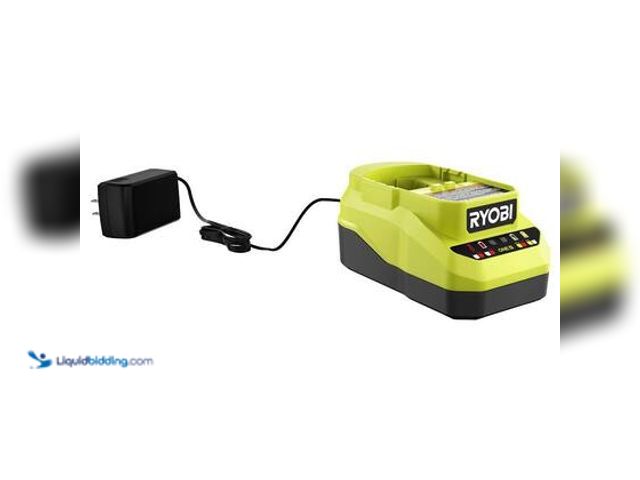 Lot 49-5554405 - RYOBI ONE+ 18V Lithium-Ion Charger. Model # PCG002. Unused