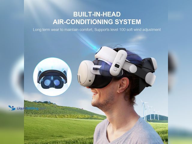 Lot 49-5436499 - BOBOVR S3 Pro Battery Strap Accessories,Head Air Cooling System and 10000mah Hot-swappable Battery P...