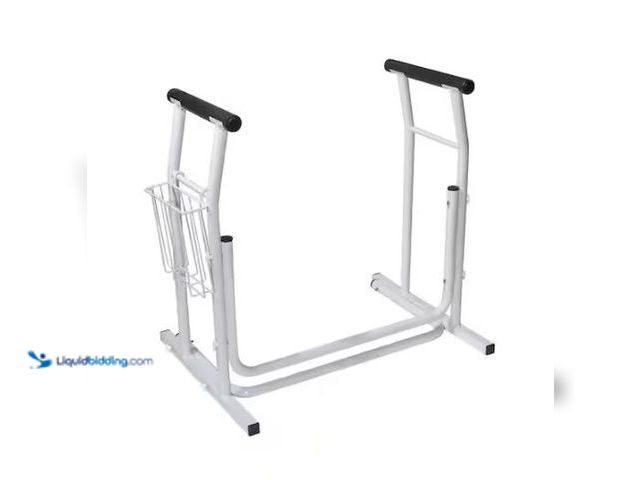 Lot 49-3432674 - Drive Medical Stand Alone Toilet Safety Rail, Model # rtl12079, Unused.   Ref#CRS0209