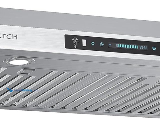 Lot 49-5545248 - IKTCH 30 Inch Under Cabinet Range Hood 900 CFM, Kitchen Vent Hood with 4 Speed Gesture Sensing & Tou...