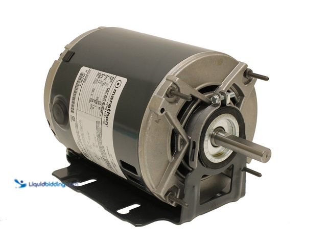 Lot 49-5437937 - Marathon 48S17D2055 Belt Drive Motor, 1. HP 1/3. Used. Unable to test