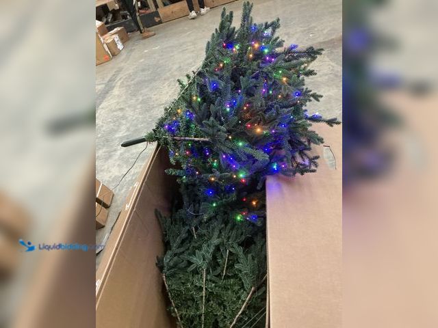 Lot 49-5489283 - 7.5 ft. Yorkshire Twinkling Fir LED Pre-Lit Artificial Christmas Tree T35
UPC 195546011013. Unused ...