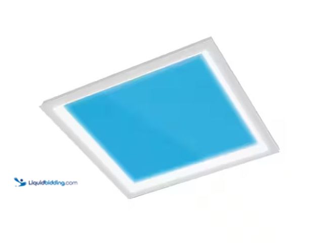 Lot 49-5545840 - 2 x 2 ft. Vista Artificial Skylight White Integrated LED Troffer Light Multimode Color Change 5CCT 0...