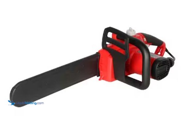 Lot 49-3615806 - Homelite 16" Corded 12-Amp Electric Chainsaw, Model # UT43123, Used, Has attachments, Powers on. (NO...