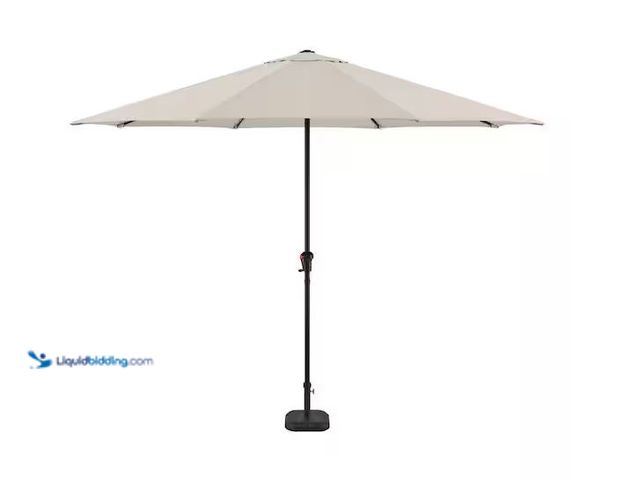 Lot 49-5555304 - Hampton Bay
11 ft. Market Patio Umbrella in Putty Beige, Unused