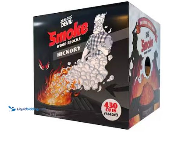 Lot 49-1569047 - Lot of (4) JEALOUS DEVIL 430 cu. in. Premium Smoke Hickory Wood Blocks, 100% Natural Wood Chunks - I...