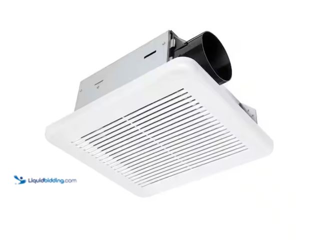 Lot 49-3471589 - Hampton Bay 50 CFM Wall/Ceiling Mount Room side Installation Bathroom Exhaust Fan, ENERGY STAR, Mode...