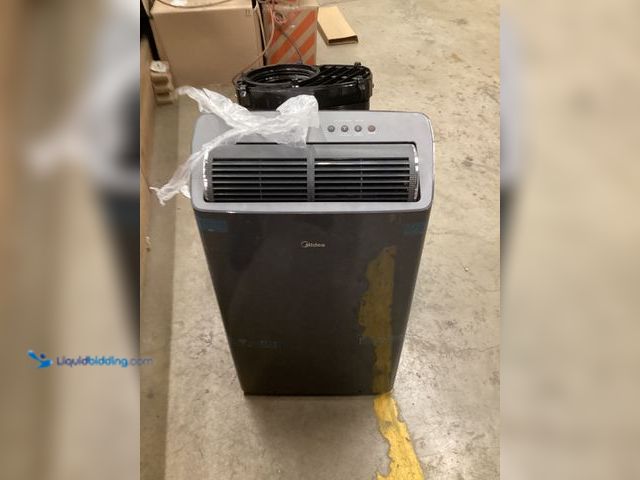 Lot 49-5542827 - Midea - Duo 10,000 BTU Smart Inverter Portable Air Conditioner - Gray Unused