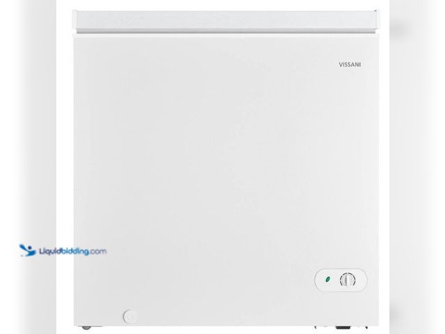 Lot 49-3564442 - Vissani
7.0 cu. ft. Manual Defrost Chest Freezer with LED Light in White, Garage Ready. Model # HMC...