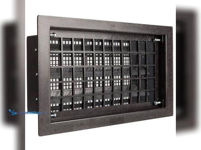 Lot 49-5539745 - Master Flow 16 in. x 8 in. Automatic Open/Close Foundation Ventilation Crawl Space Vent in Black. Mo...