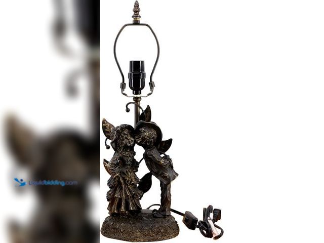 Lot 49-5463692 - Table Lamp Base Replacement Only, Wide 7 Height 19 Inch, Fit for 8, 10, 12 Inch Tiffany Style Staine...