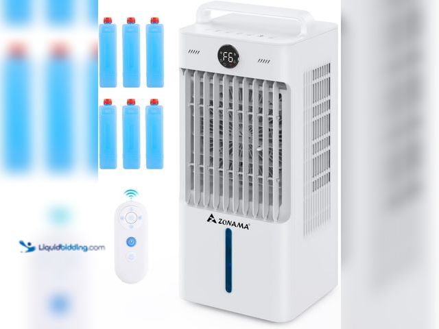 Lot 49-5405828 - Windowless Portable Air Conditioners with Remote, 3-IN-1 Evaporative Air Cooler with Display, 2.64-G...