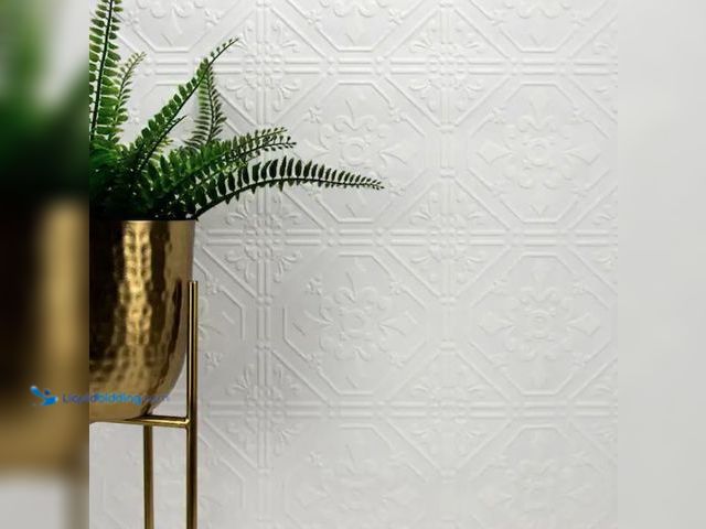 Lot 49-2003587 - Approx. (110) sq. ft. of Brewster Paintable Vinyl Pre-Pasted Washable Wallpaper Roll (Covers 55 sq. ...