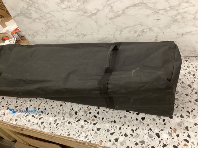 Lot 49-5406795 - Everbilt 12 ft. x 12 ft. Blue Mega Shade Pop-Up Canopy Bars only, Unused, No factory picture.